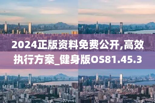 2024正版资料免费公开,高效执行方案_健身版OS81.45.3