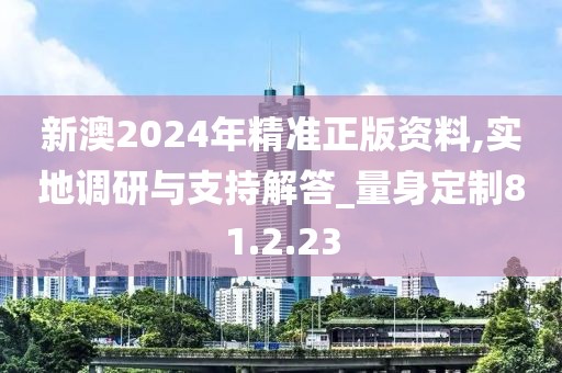 新澳2024年精准正版资料,实地调研与支持解答_量身定制81.2.23