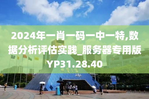 2024年一肖一码一中一特,数据分析评估实践_服务器专用版YP31.28.40