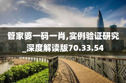 管家婆一码一肖,实例验证研究_深度解读版70.33.54
