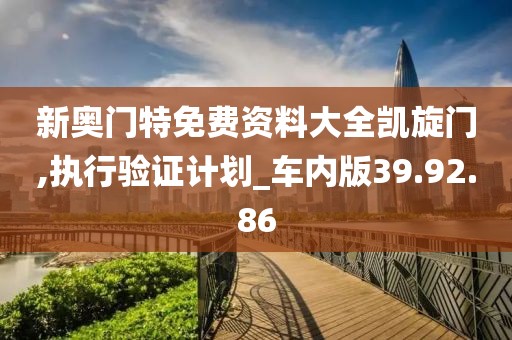 新奥门特免费资料大全凯旋门,执行验证计划_车内版39.92.86