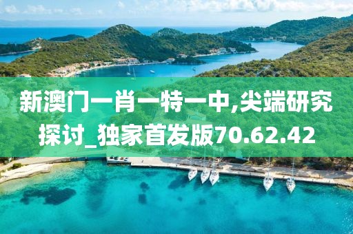 新澳门一肖一特一中,尖端研究探讨_独家首发版70.62.42