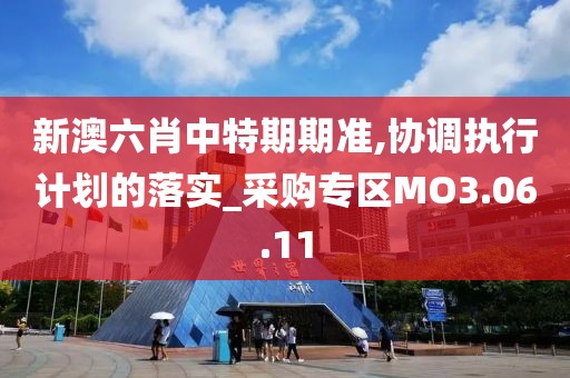 新澳六肖中特期期准,协调执行计划的落实_采购专区MO3.06.11