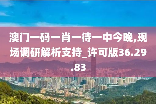 澳门一码一肖一待一中今晚,现场调研解析支持_许可版36.29.83