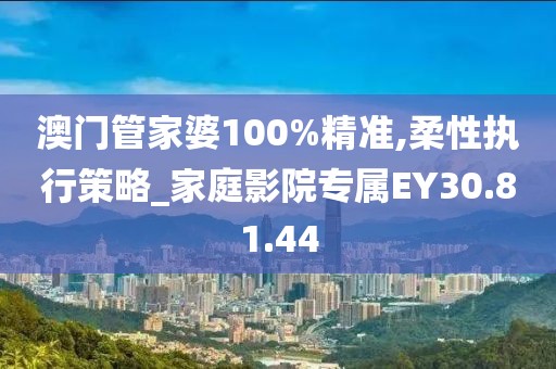 澳门管家婆100%精准,柔性执行策略_家庭影院专属EY30.81.44