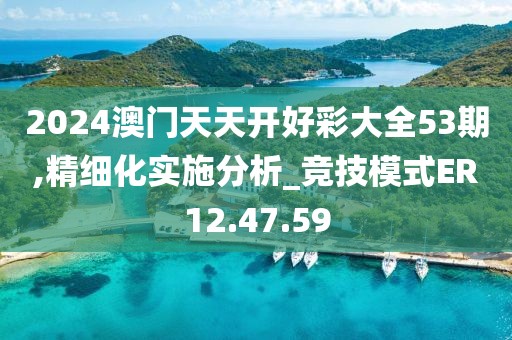 2024澳门天天开好彩大全53期,精细化实施分析_竞技模式ER12.47.59