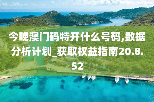今晚澳门码特开什么号码,数据分析计划_获取权益指南20.8.52