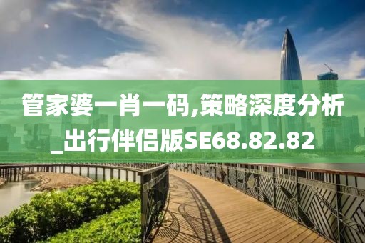 管家婆一肖一码,策略深度分析_出行伴侣版SE68.82.82