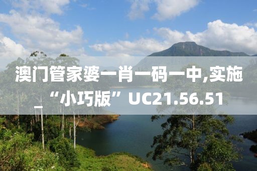 澳门管家婆一肖一码一中,实施_“小巧版”UC21.56.51