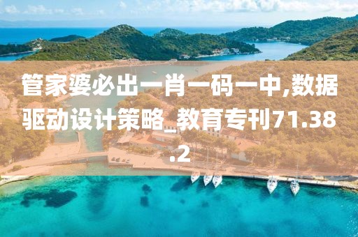 管家婆必出一肖一码一中,数据驱动设计策略_教育专刊71.38.2