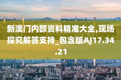 新澳门内部资料精准大全,现场探究解答支持_包含版AJ17.34.21