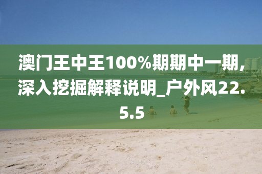澳门王中王100%期期中一期,深入挖掘解释说明_户外风22.5.5