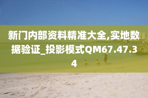新门内部资料精准大全,实地数据验证_投影模式QM67.47.34