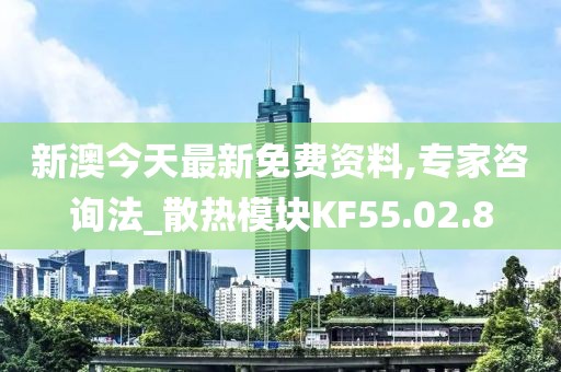 新澳今天最新免费资料,专家咨询法_散热模块KF55.02.8
