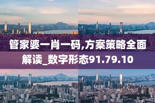 管家婆一肖一码,方案策略全面解读_数字形态91.79.10