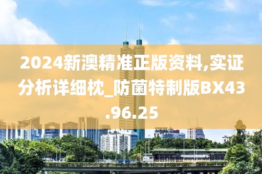 2024新澳精准正版资料,实证分析详细枕_防菌特制版BX43.96.25