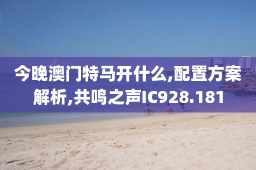 今晚澳门特马开什么,配置方案解析,共鸣之声IC928.181