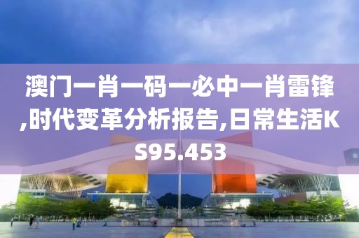 澳门一肖一码一必中一肖雷锋,时代变革分析报告,日常生活KS95.453