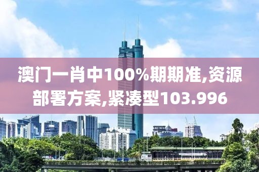 澳门一肖中100%期期准,资源部署方案,紧凑型103.996