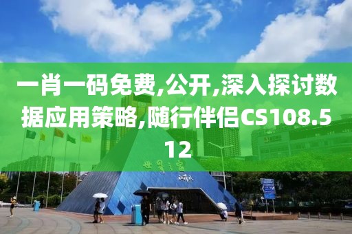 一肖一码免费,公开,深入探讨数据应用策略,随行伴侣CS108.512