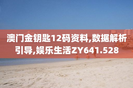 澳门金钥匙12码资料,数据解析引导,娱乐生活ZY641.528