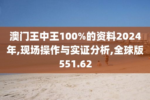 澳门王中王100%的资料2024年,现场操作与实证分析,全球版551.62