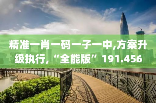 精准一肖一码一子一中,方案升级执行,“全能版”191.456