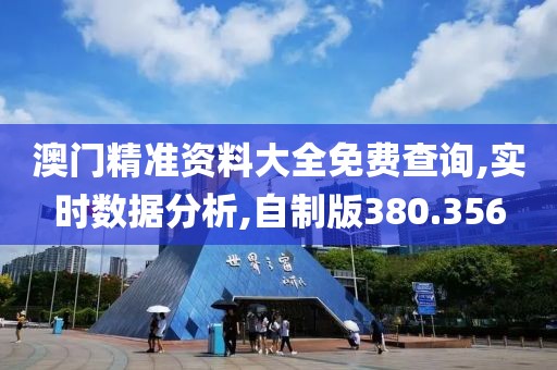澳门精准资料大全免费查询,实时数据分析,自制版380.356