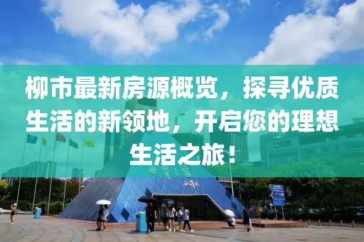 柳市最新房源概览，探寻优质生活的新领地，开启您的理想生活之旅！
